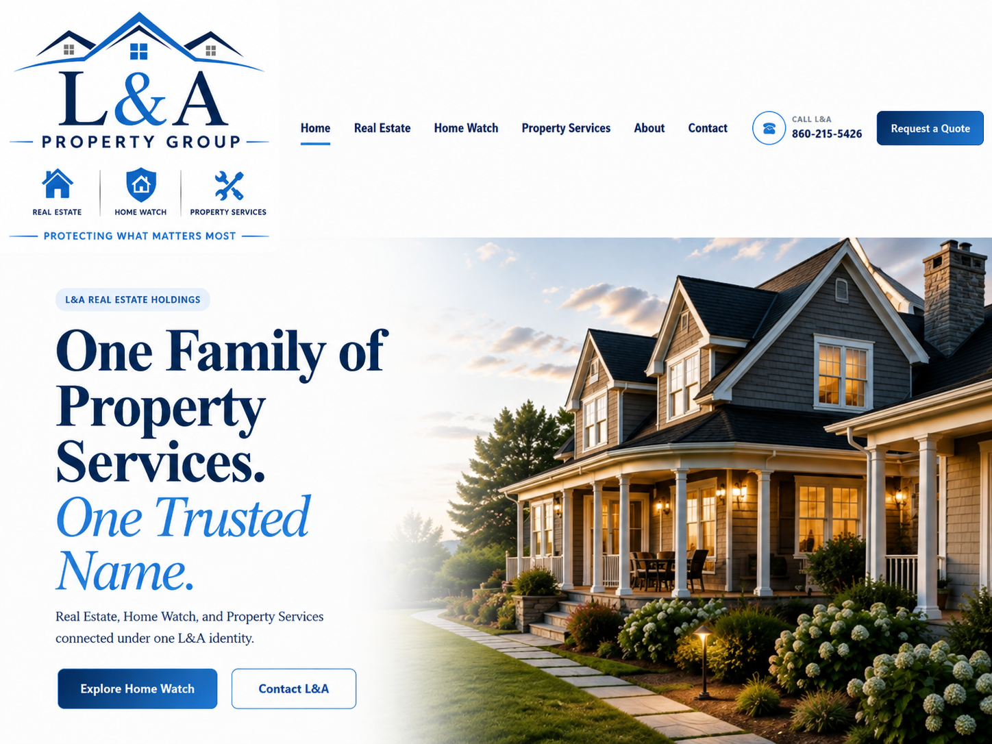 L&A Property Group website